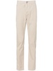 mid-rise cotton chino trousers