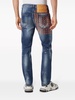 paint-splatter regular-fit jeans