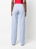 straight-leg tailored trousers