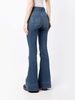 patch pocket flared jeans