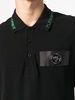 logo-patch polo shirt