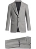 check-pattern single-breasted suit