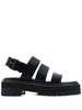 lug-sole leather sandals