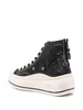 Kurt glittered platform sneakers