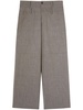 double belted wide leg trouser