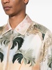 graphic-print silk bomber jacket