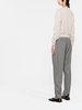 pleated tailored trousers