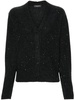 sequinned cardigan