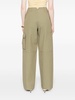 seam twill tapered trousers