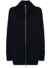 lurex-detail oversized cardigan