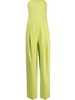 strapless straight-leg jumpsuit