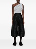 sculpted cropped trousers