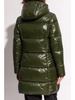 logo-patch padded coat 