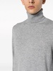 roll-neck mélange jumper