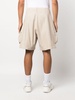 Le Short Cargo Croissant cotton shorts