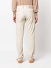 mid-rise straight-leg chinos