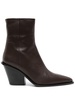 Odin 85mm  leather ankle boots