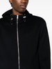 zip-up hooded jacket