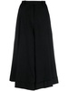 pleated wool culottes