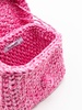 Roge crochet-knit shoulder bag