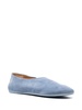 almond toe suede loafers