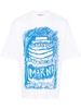 cake-print jersey T-shirt