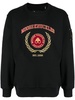 logo-embroidered cotton sweatshirt