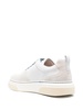 'cassina' Beige Low Top Sneakers With Gancini And Suede Details In Leather Man