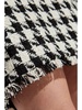 houndstooth A-line skirt 