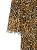 Brown Leopard Print Scarf