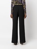 logo-waistband wide-leg trousers