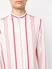 stripe-print long-sleeved shirt