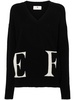 logo-intarsia virgin-wool jumper