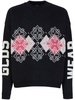 Hello Kitty-embellished knitted jumper