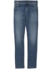 high-waist skinny-fit jeans