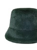 Green Faux Fur Bucket Hat