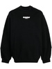 logo-patch cotton sweatshirt