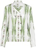 Jardin du Cap floral-print twill blouse