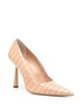 Balantine 100mm crocodile-effect pumps