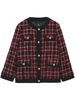 Lydia cherry plaid jacket