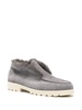 fur-trim suede desert boots