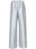 silk pleat trousers