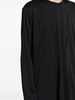 longsleeved asymmetric T-shirt