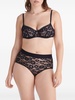 Joyeuse high-waist lace briefs