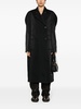 Mystery gabardine maxi coat