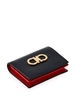 Salvatore Ferragamo Gancini Leather Compact Wallet