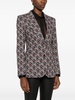 patterned-jacquard blazer