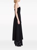 Danielle crepe strapless dress