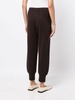 felted-finish cropped trousers