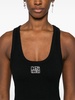 Stacked Origin ribbed tank top 